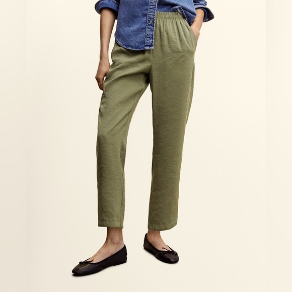 MNG Women's Drawstring Waist Modal Pants size XL - Picture 1 of 11